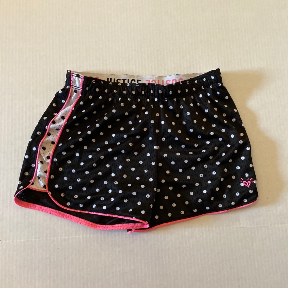 Justice girls polkadot shorts